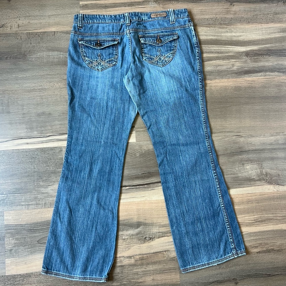 6/$20 Mudd Blue Flare & Wide Leg Jeans